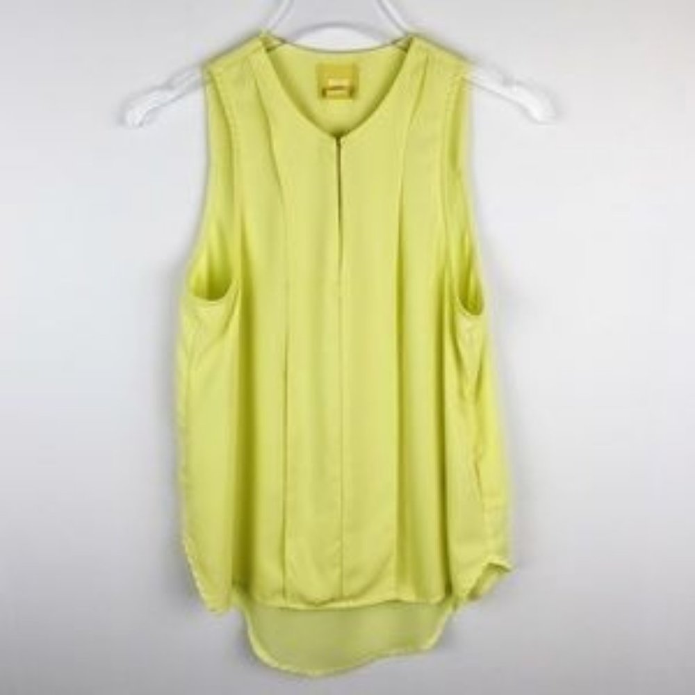 Anthropologie‎ Maeve Neon Sleeveless Tank Top Style Blouse Size 2 - Picture 4 of 7